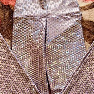 Emily Hsu Lavender Mermaid Sneaker Legging